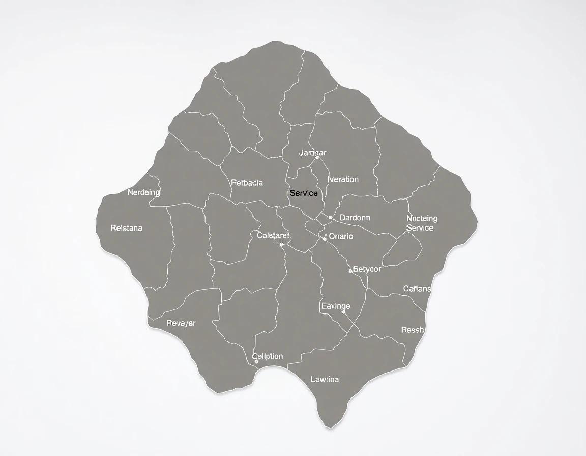 Plumbing Service Areas Map